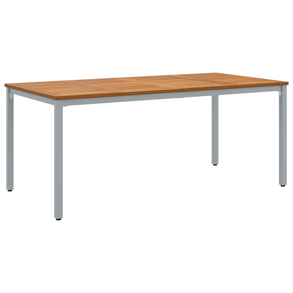 Udendørs borde Naturlig og Grå 180 x 90 x 75 cm