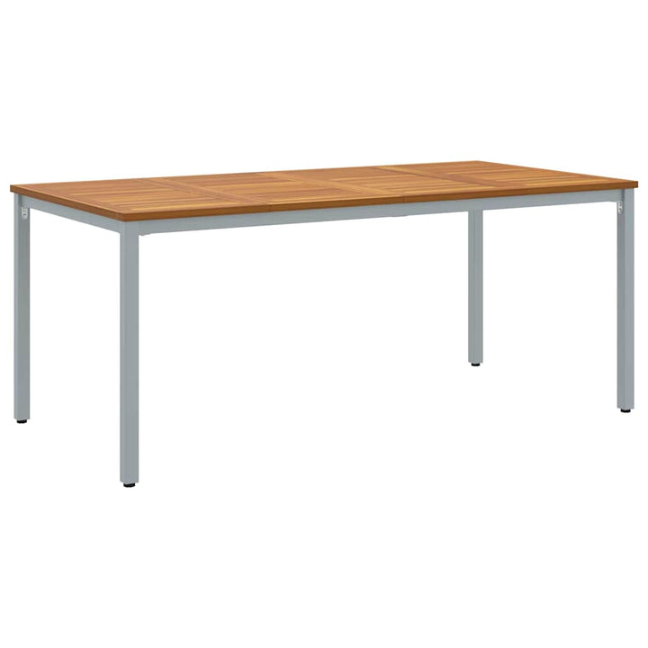 Udendørs borde Naturlig og Grå 180 x 90 x 75 cm