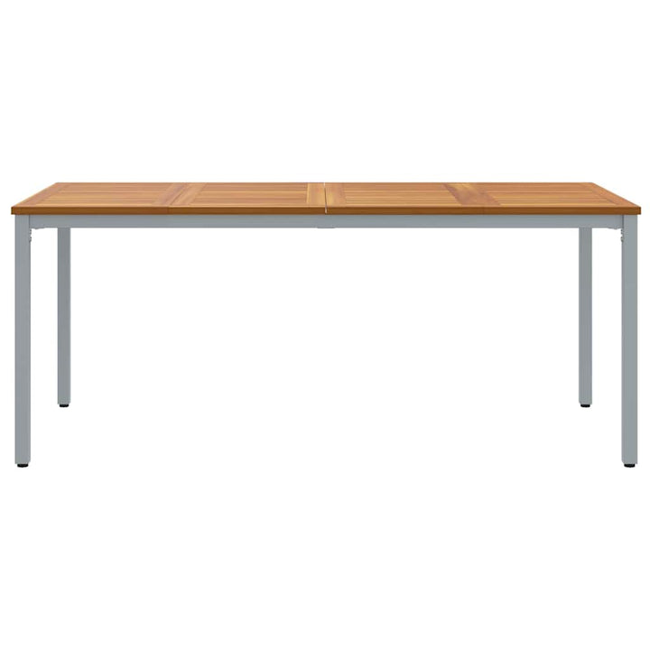 Udendørs borde Naturlig og Grå 180 x 90 x 75 cm