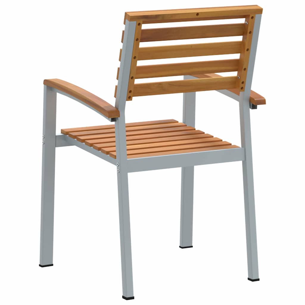 Have Stol 2 pcs Brun 56 x 57 x 87cm Massivt akacietræ