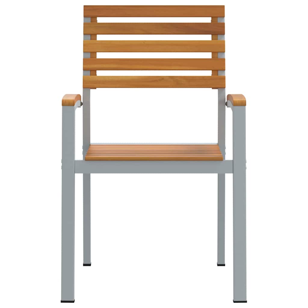 Have Stol 2 pcs Brun 56 x 57 x 87cm Massivt akacietræ