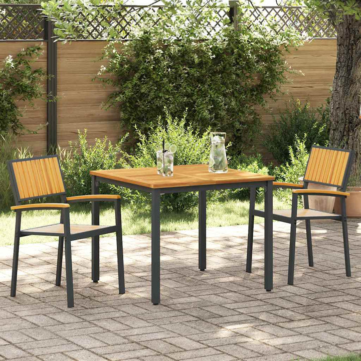 Have Stol 2 pcs Brun 56 x 57 x 87cm Massivt akacietræ