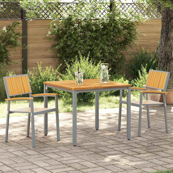 Have Stol 2 pcs Brun 56 x 57 x 87cm Massivt akacietræ