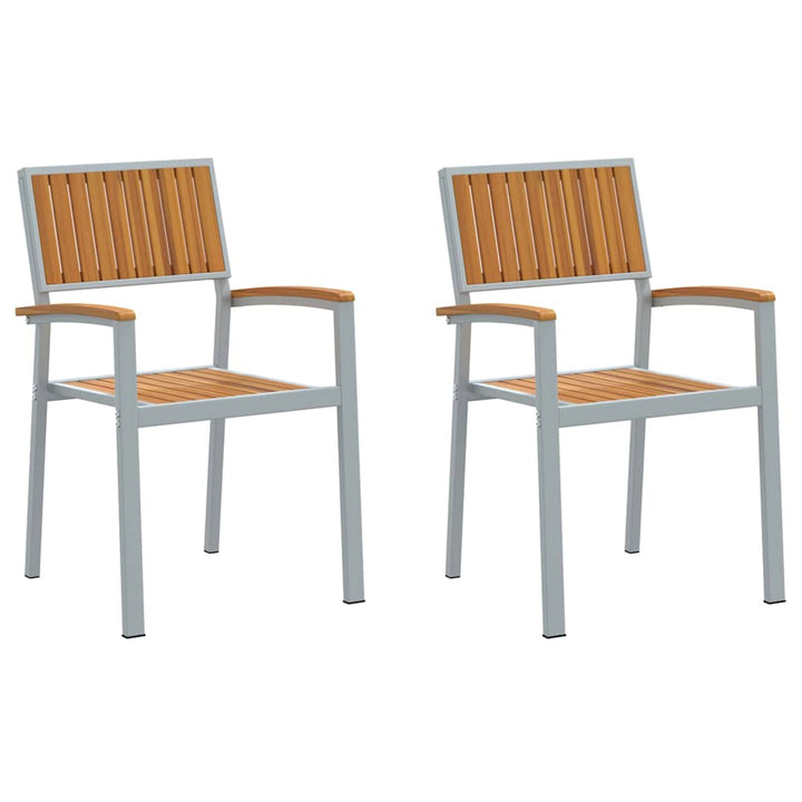 Have Stol 2 pcs Brun 56 x 57 x 87cm Massivt akacietræ
