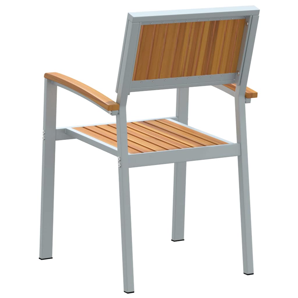 Have Stol 2 pcs Brun 56 x 57 x 87cm Massivt akacietræ