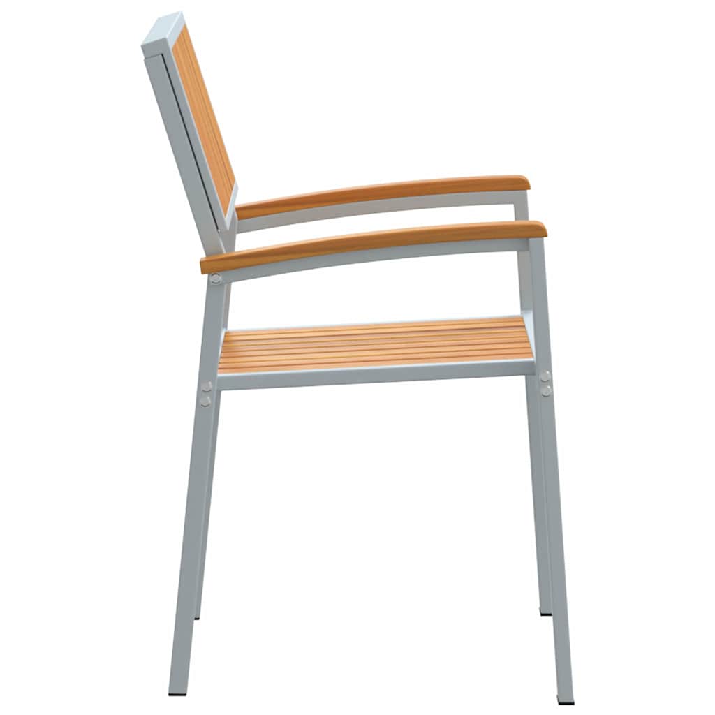 Have Stol 2 pcs Brun 56 x 57 x 87cm Massivt akacietræ