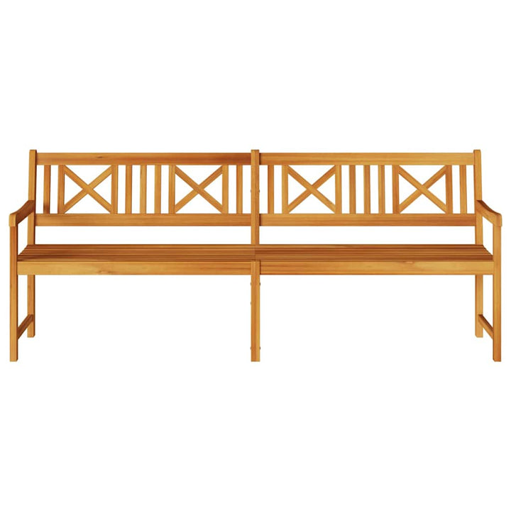 Havebænk Brun 220 x 56 x 90cm Massivt akacietræ