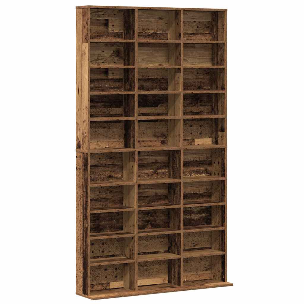 CD-skab Gammelt træ 101 x 23 x 177,5 cm Konstrueret træ