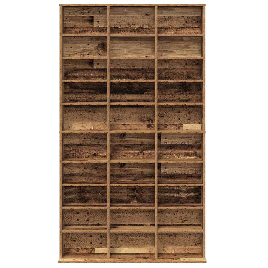CD-skab Gammelt træ 101 x 23 x 177,5 cm Konstrueret træ