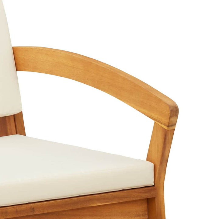 Have Stol 2 pcs Brun Massivt akacietræ