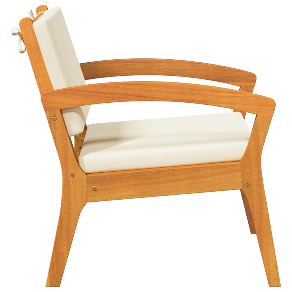 Have Stol 2 pcs Brun Massivt akacietræ