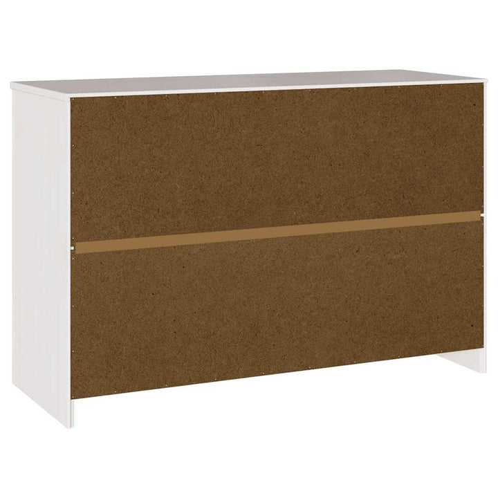 Sideboard Drammen Hvid 114 x 43 x 75.5 cm Massivt fyrretræ