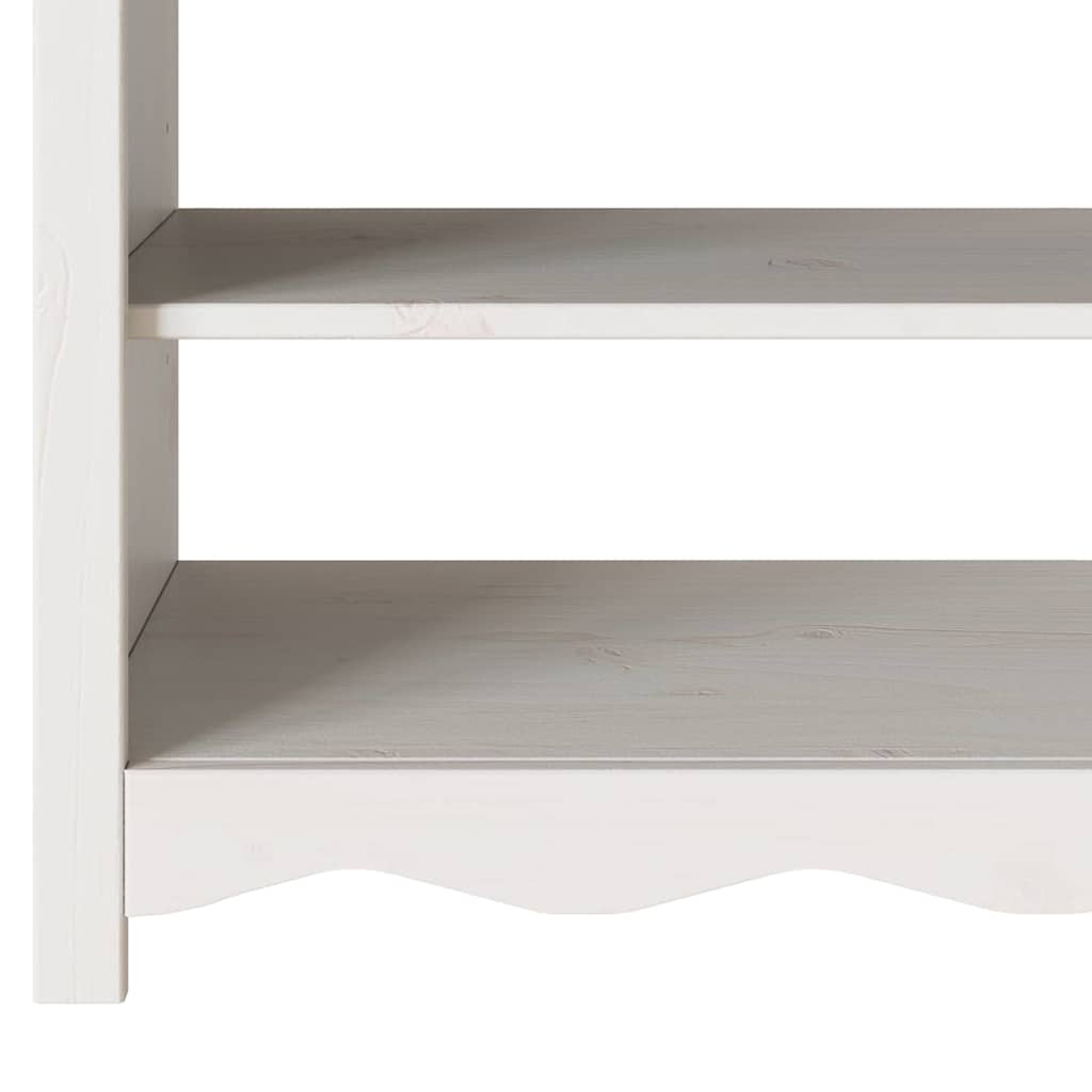 Konsolbord Drammen Hvid 89.5 x 37 x 73 cm Massivt fyrretræ