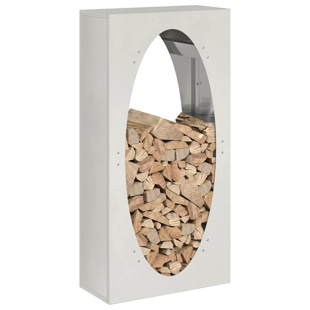 brændestativ 50x23x100 cm rustfrit stål