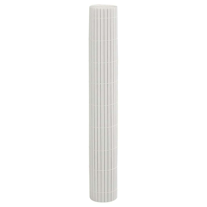 havehegn dobbeltsidet 1,8x5 m PVC hvid