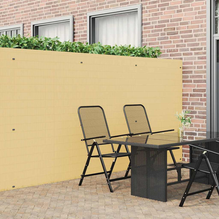 havehegn dobbeltsidet 1,8x5 m PVC gul