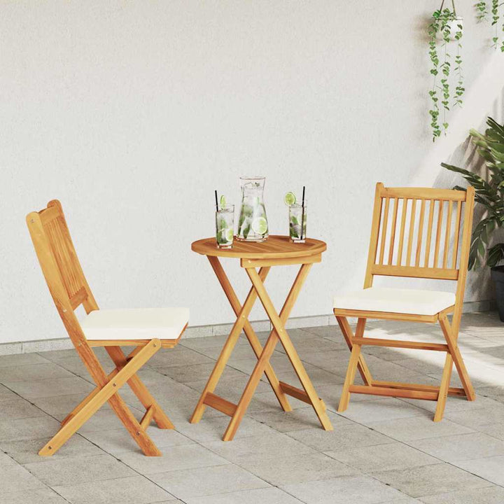 Have Bistro Sæt 3 pcs Brun Massivt akacietræ