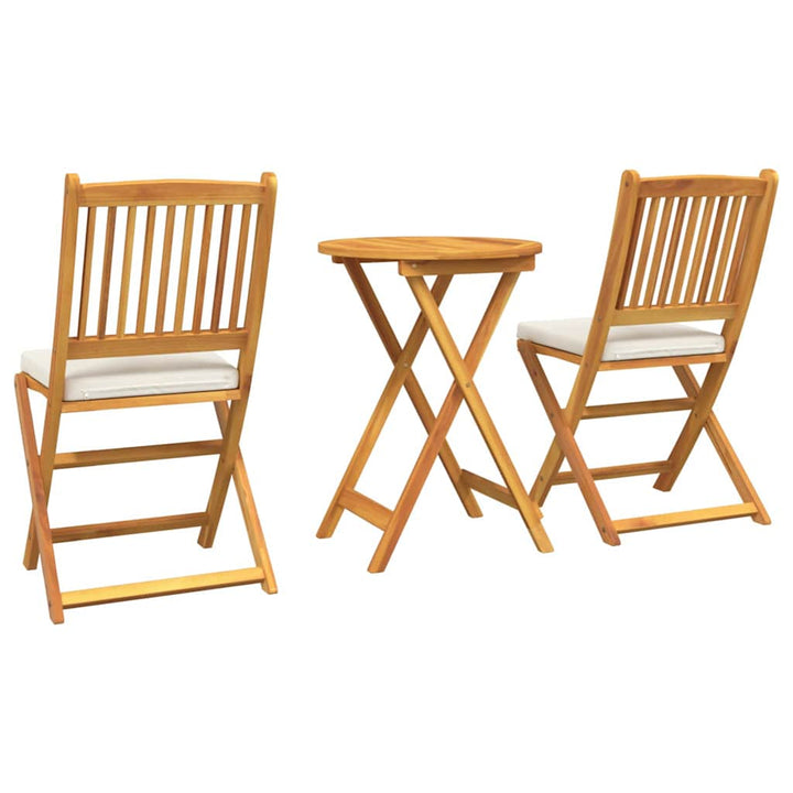 Have Bistro Sæt 3 pcs Brun Massivt akacietræ