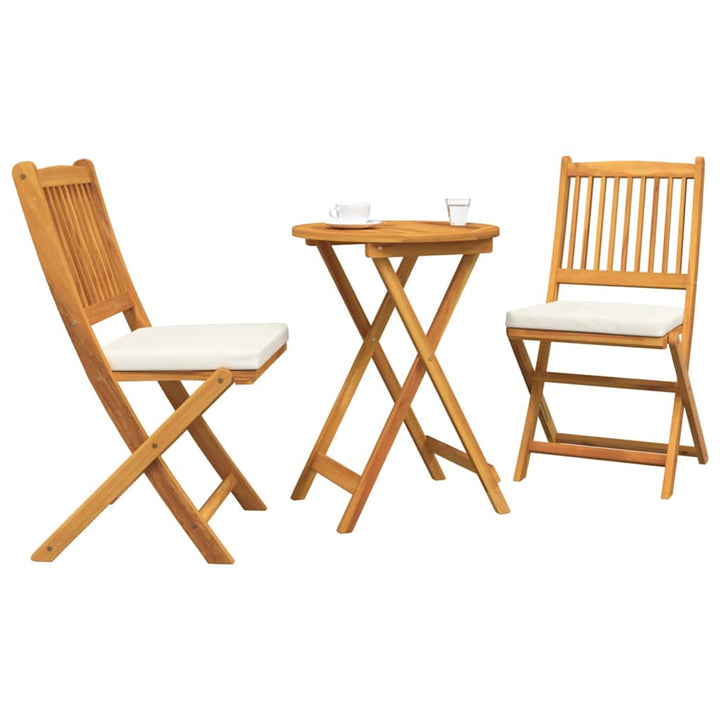 Have Bistro Sæt 3 pcs Brun Massivt akacietræ