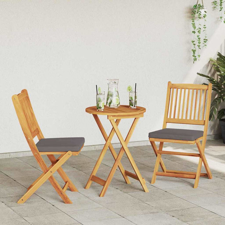 Have Bistro Sæt 3 pcs Brun Massivt akacietræ