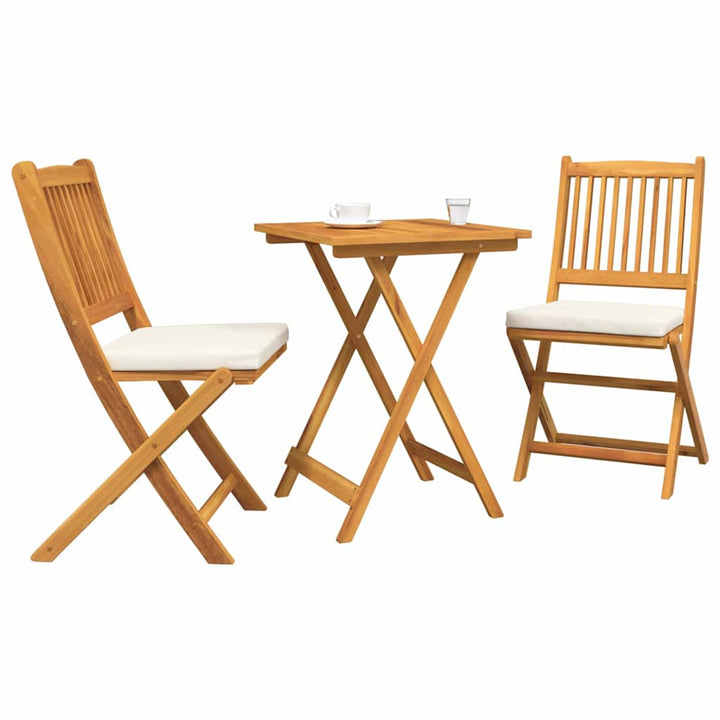 Have Bistro Sæt 3 pcs Brun Massivt akacietræ