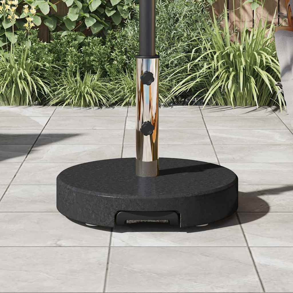 Parasolfod Sort 45 x 45 x 37.5 cm Granit