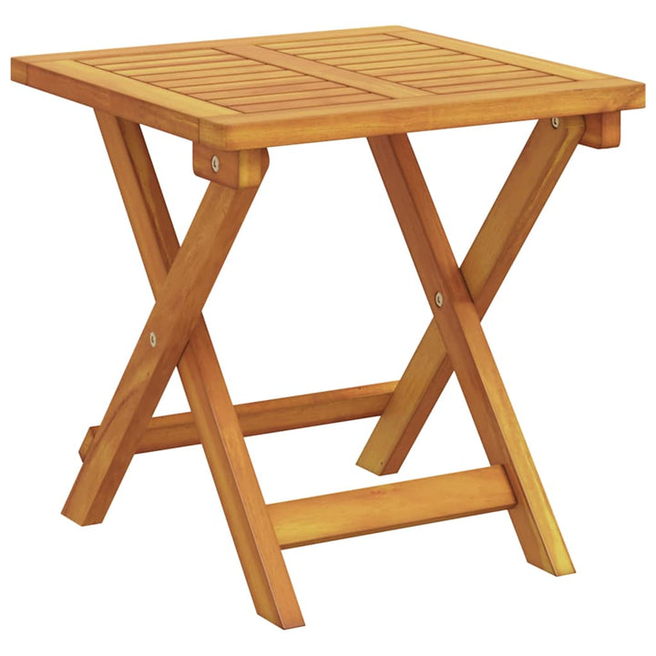 Solstol med pude 3 pcs Rød 40 x 40 x 40cm Massivt akacietræ