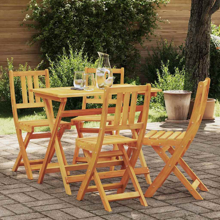 Have Stol 4 pcs Brun 36 x 46 x 86cm Massivt akacietræ