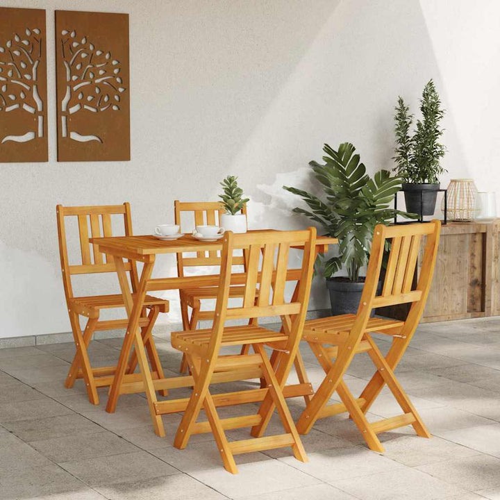 Have Stol 4 pcs Brun 36 x 46 x 86cm Massivt akacietræ