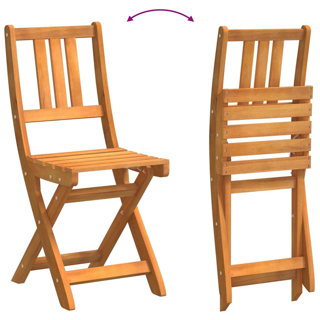 Have Stol 4 pcs Brun 36 x 46 x 86cm Massivt akacietræ