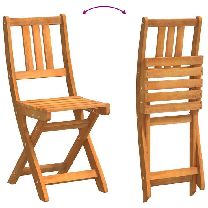 Have Stol 4 pcs Brun 36 x 46 x 86cm Massivt akacietræ