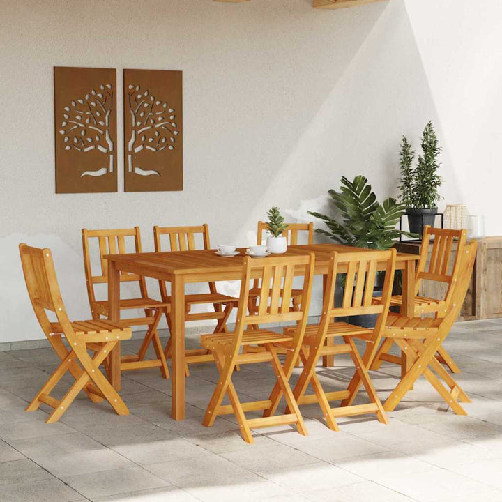 Have Stol 8 pcs Brun 36 x 46 x 86cm Massivt akacietræ