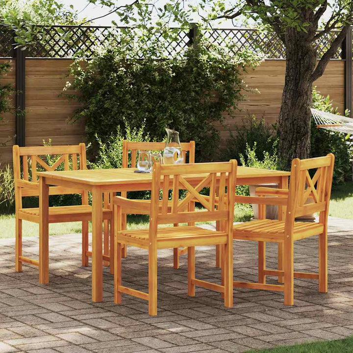 Have Stol 4 pcs Brun 56 x 56 x 90cm Massivt akacietræ