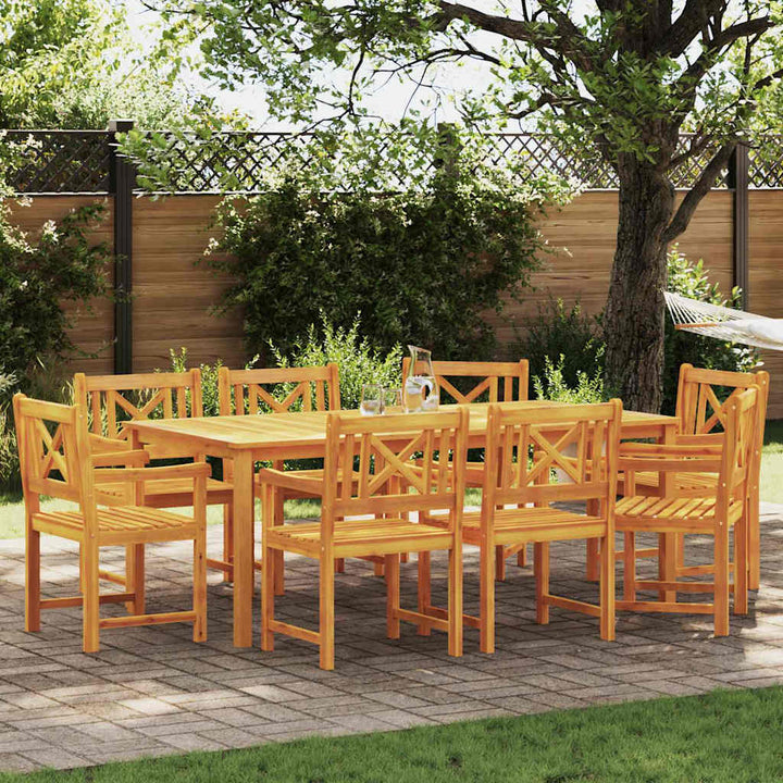 Have Stol 8 pcs Brun 56 x 56 x 90cm Massivt akacietræ