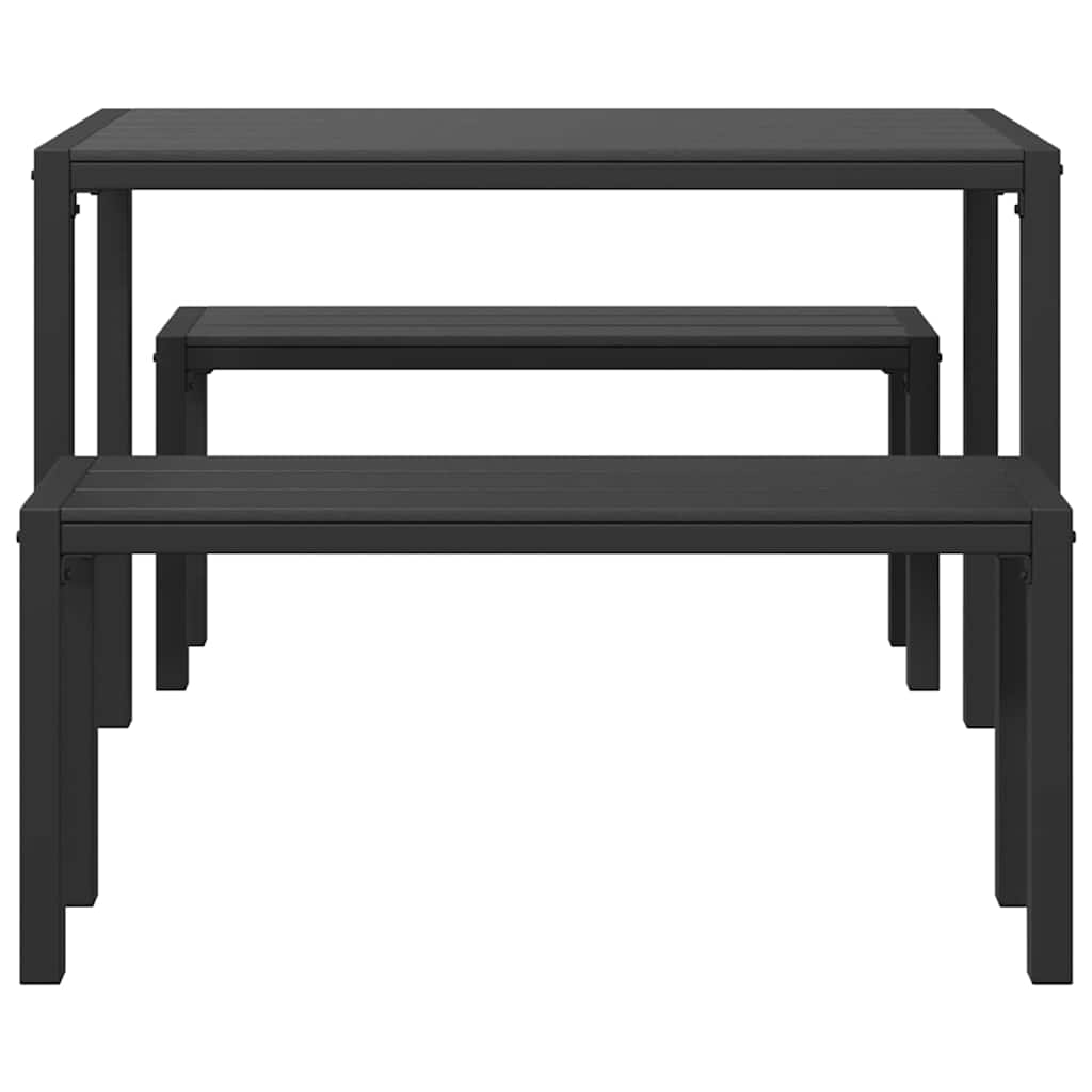 Have Spisebordssæt med pude 3 pcs Antracit Stål