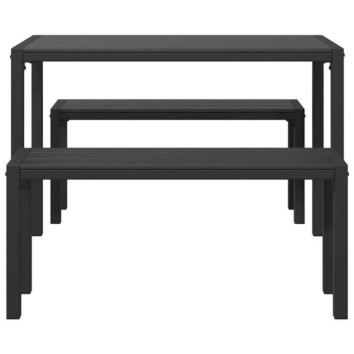 Have Spisebordssæt med pude 3 pcs Antracit Stål