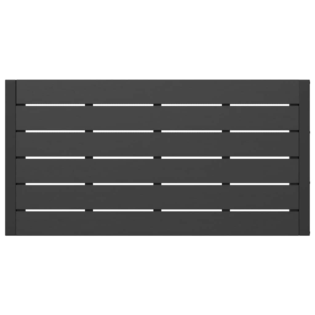 Have Spisebordssæt med pude 3 pcs Antracit Stål