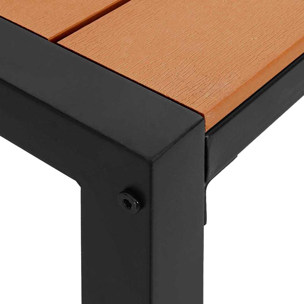 Have Spisebordssæt med pude 3 pcs Brun Stål