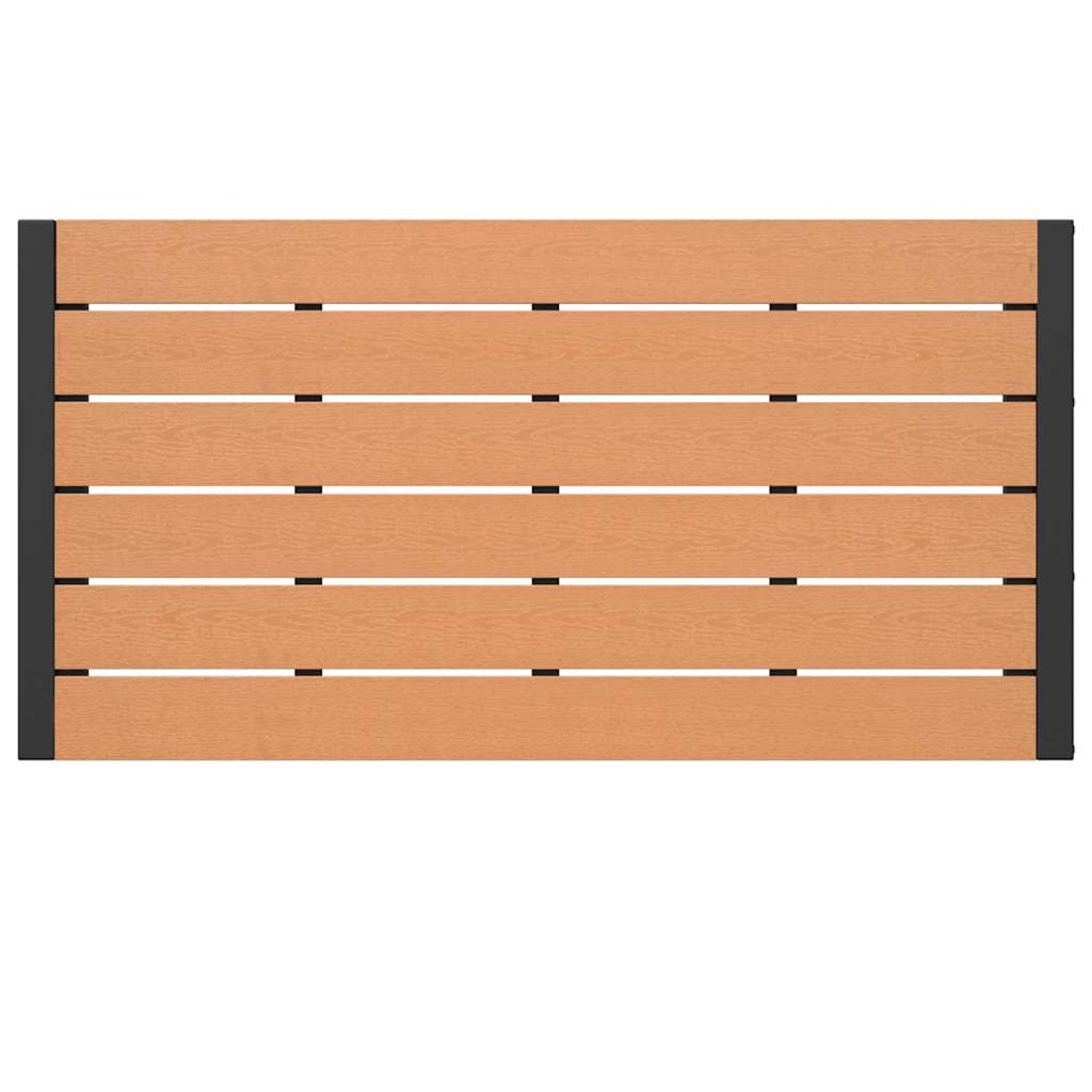 Have Spisebordssæt med pude 3 pcs Brun Stål