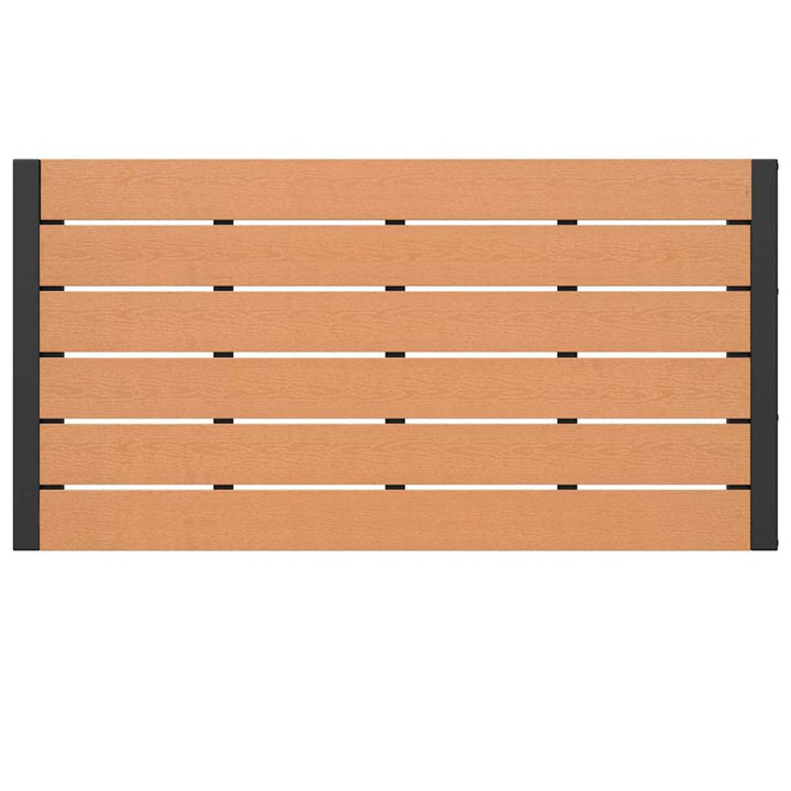 Have Spisebordssæt med pude 3 pcs Brun Stål