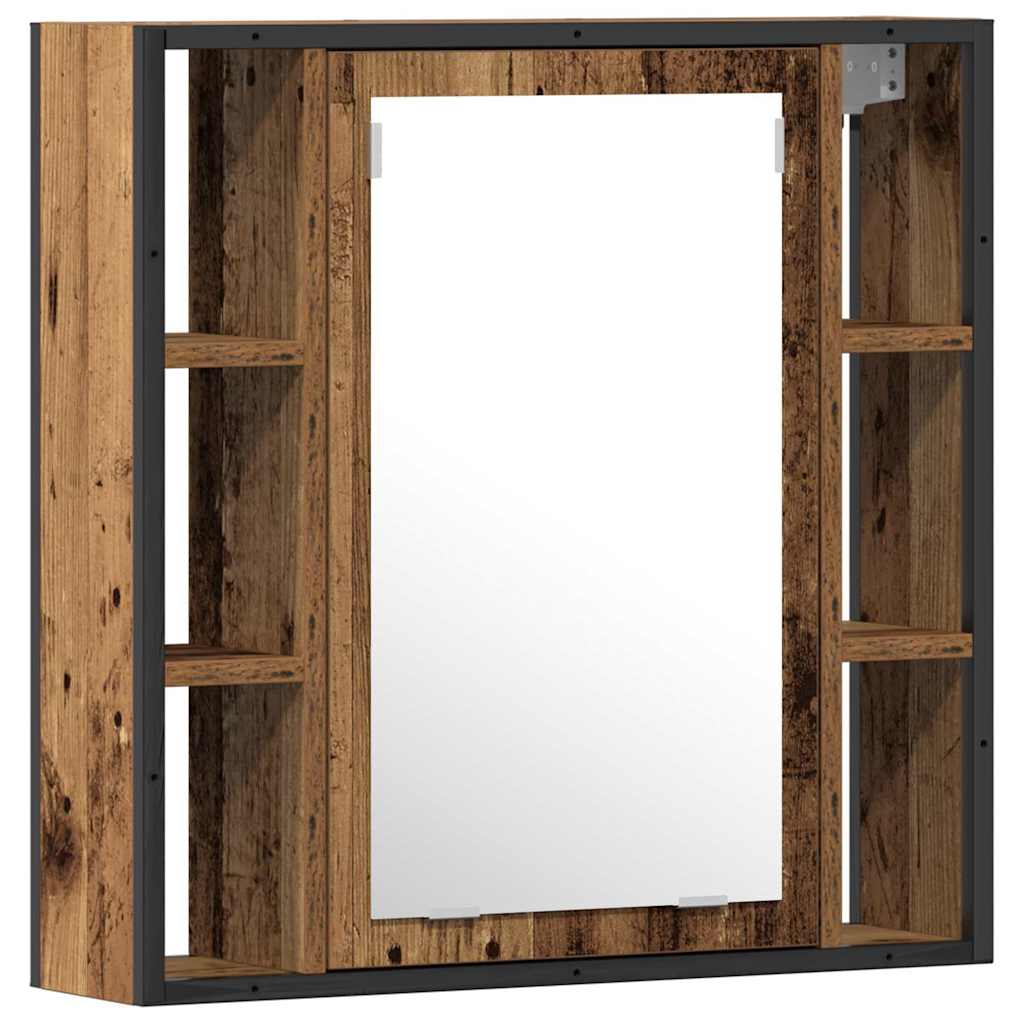 Badeværelsesmøbel sæt med hylde 2 pcs Brun 60 x 30 x 60 cm