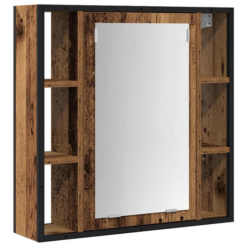 Badeværelsesmøbel sæt med hylde 2 pcs Brun 60 x 30 x 60 cm