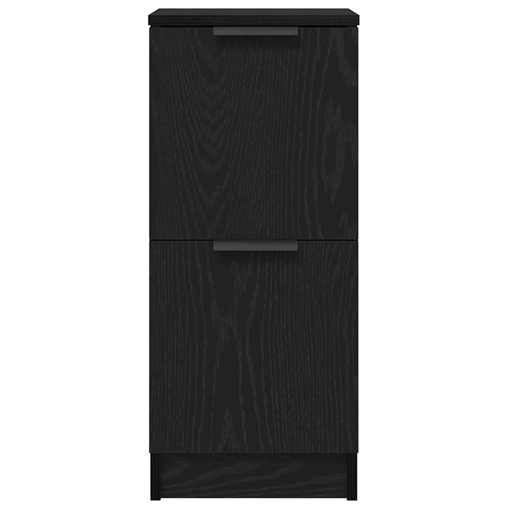 Skænk Sort eg 180 x 30 x 70 cm Konstrueret træ