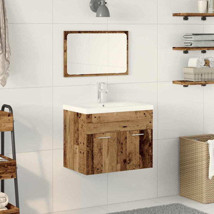 Sæt Andet Gammelt træ 60 x 38.5 x 46 cm Konstrueret træ