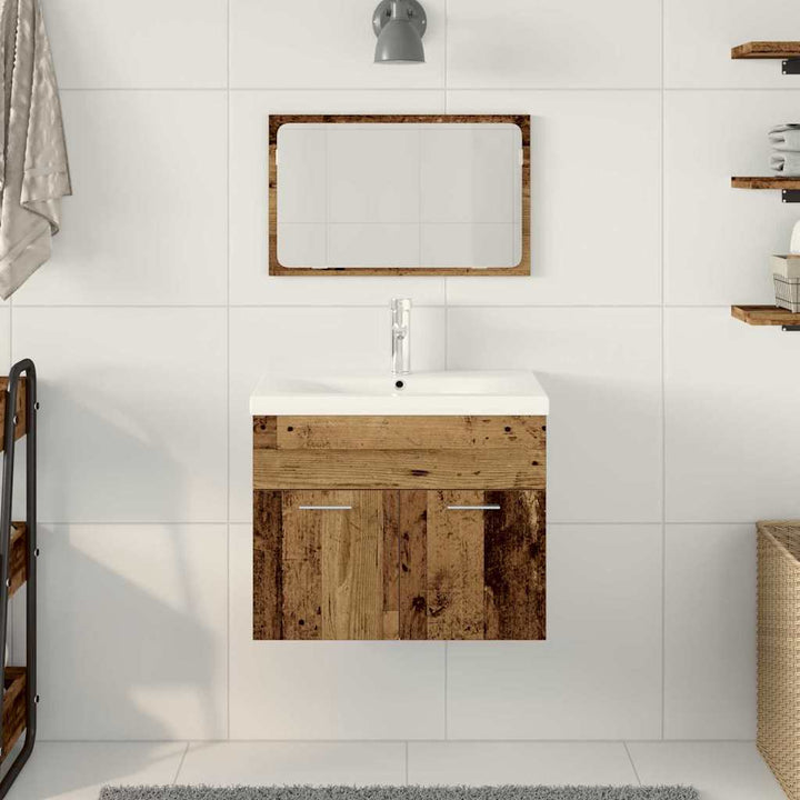 Sæt Andet Gammelt træ 60 x 38.5 x 46 cm Konstrueret træ