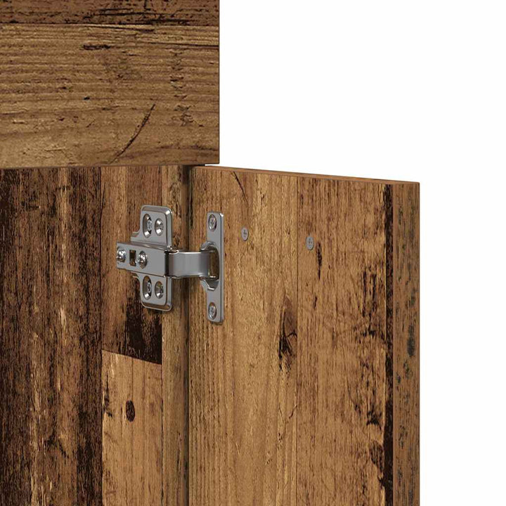 Badeværelsesmøbel sæt 3 pcs Gammelt træ 41 x 38.5 x 46 cm