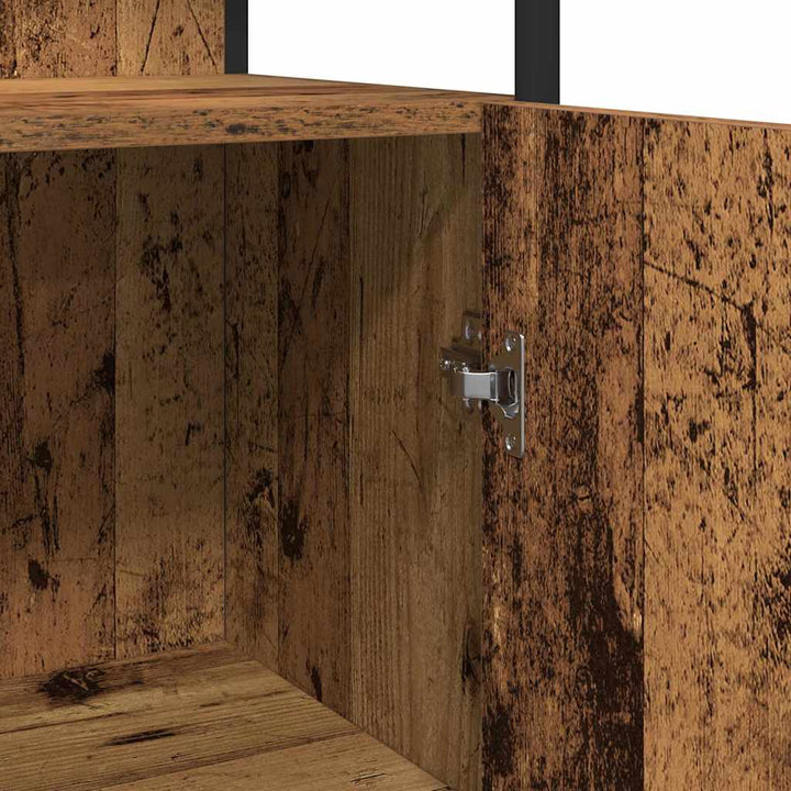 Badeværelsesmøbel sæt med hylde 3 pcs Brun 60 x 30 x 60 cm
