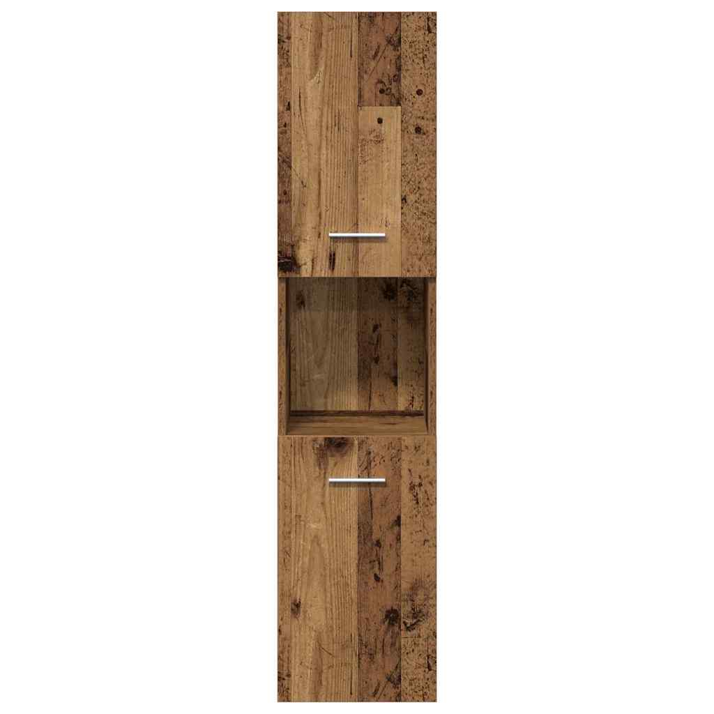 Badeværelsesmøbel Sæt 4 pcs Gammelt træ 41 x 38.5 x 46 cm