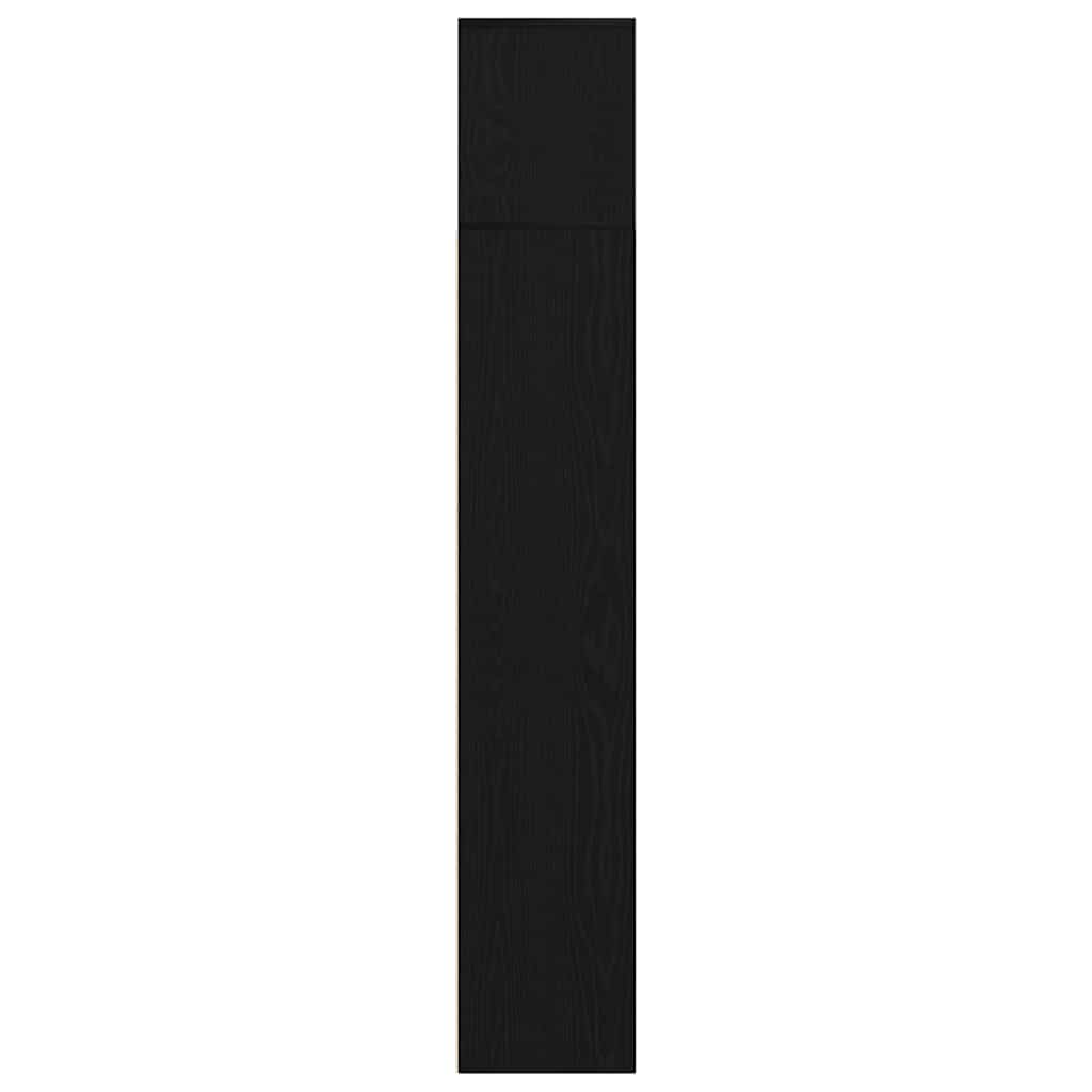 Bogskab 3 pcs Sort eg 36 x 30 x 143 cm Konstrueret træ