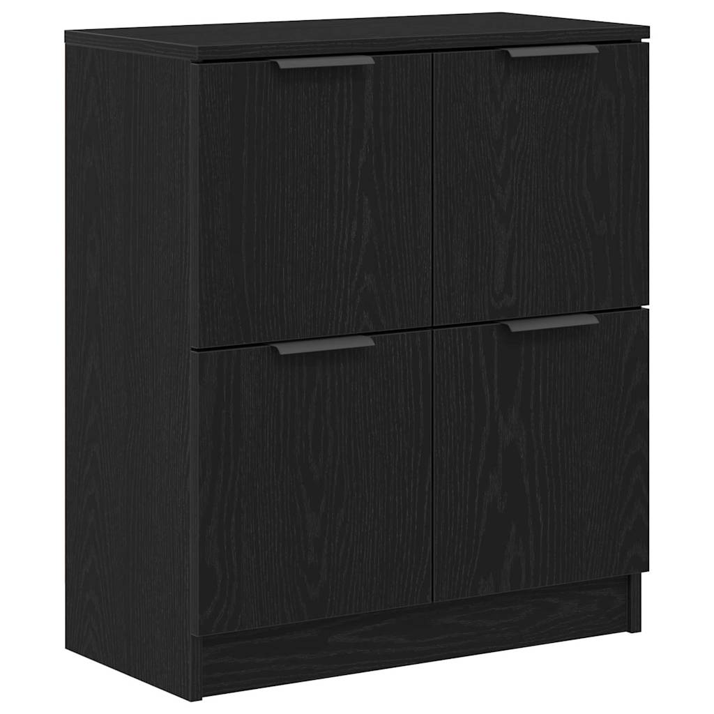 Skænk Sort eg 180 x 30 x 70 cm Konstrueret træ